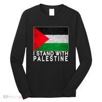 I Stand With Palestine Supporters Free Gaza Jerusalem Mosque Long Sleeve Shirt thumb 0