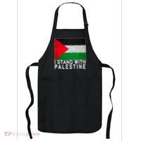 I Stand With Palestine Supporters Free Gaza Jerusalem Mosque Apron thumb 0