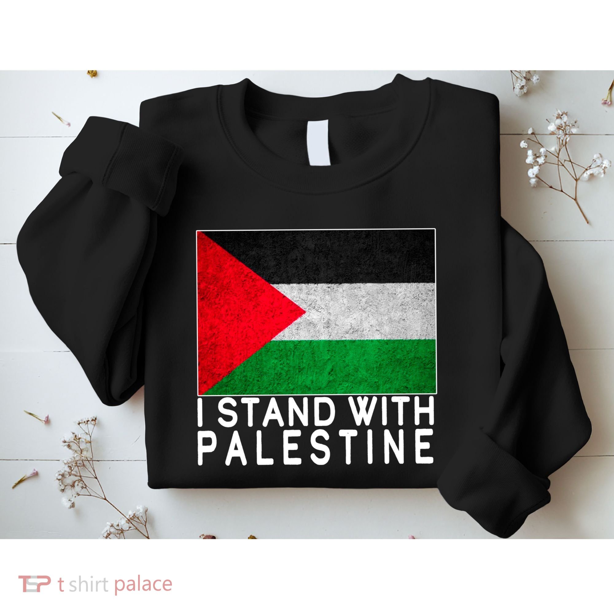 I Stand With Palestine Supporters Free Gaza Jerusalem Mosque Sweatshirt