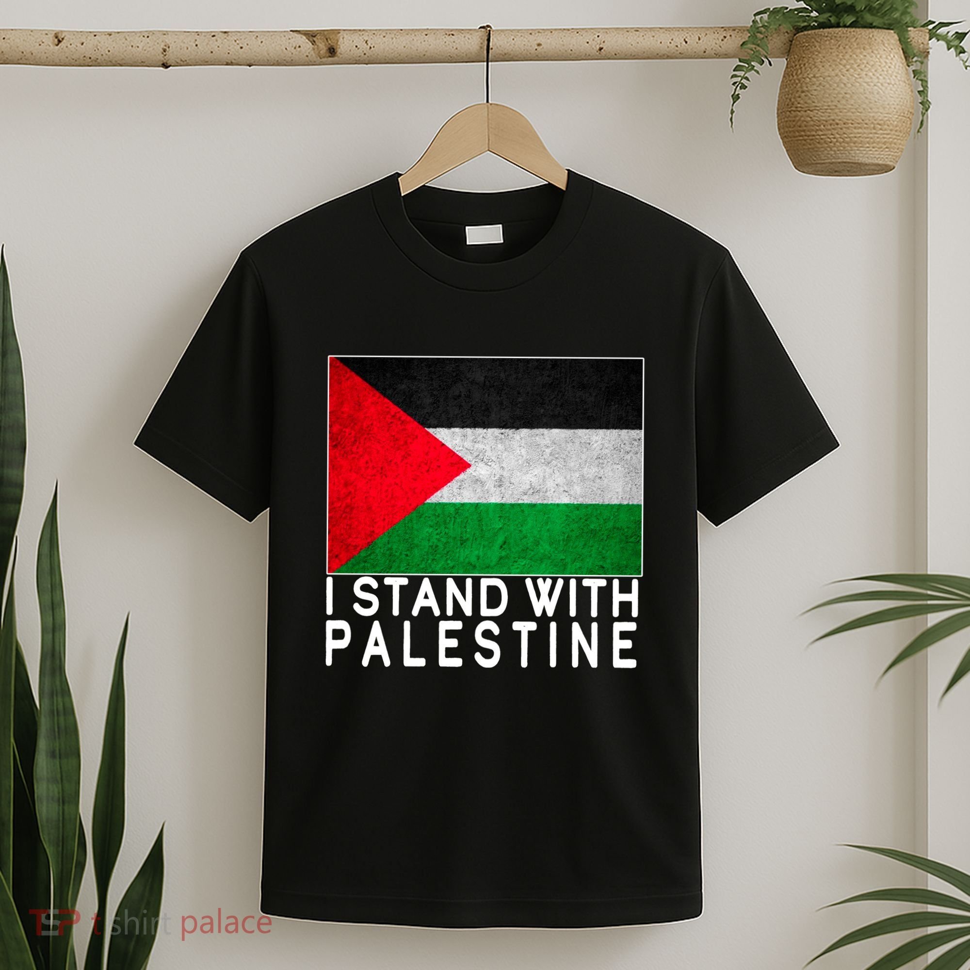 I Stand With Palestine Supporters Free Gaza Jerusalem Mosque T-Shirt
