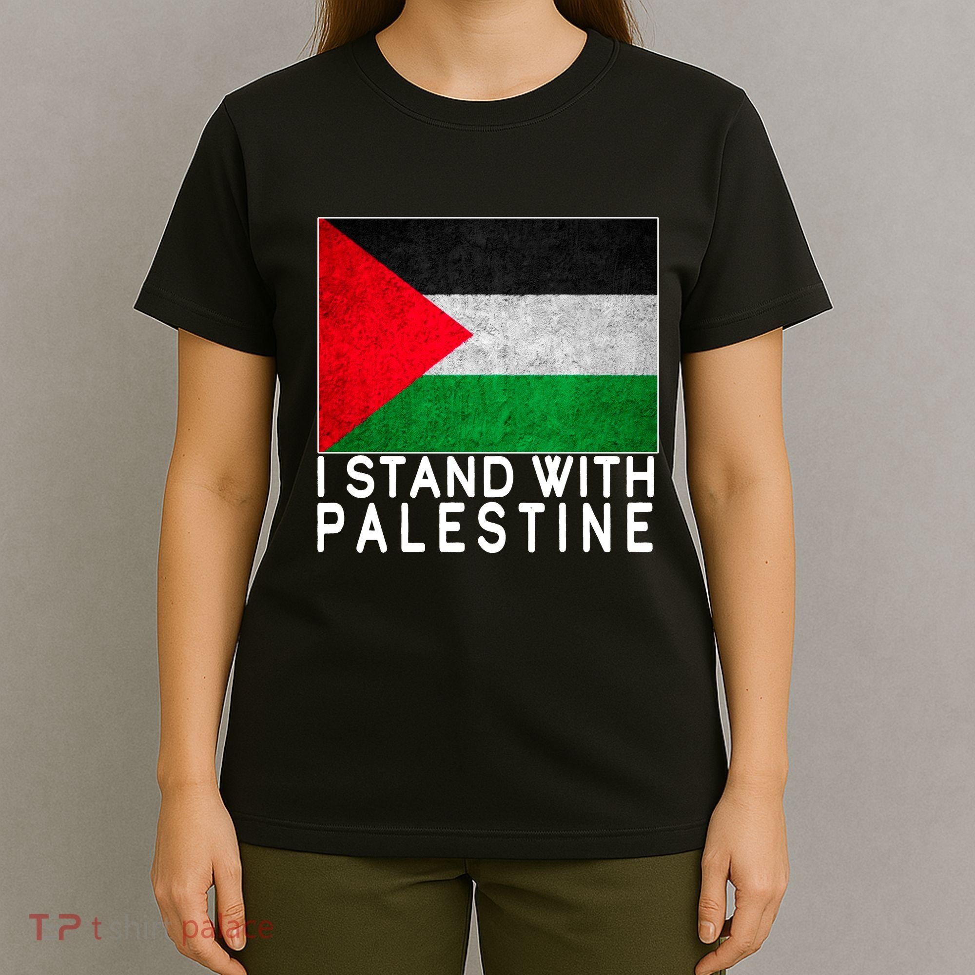 I Stand With Palestine Supporters Free Gaza Jerusalem Mosque T-Shirt
