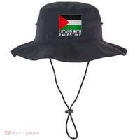 I Stand With Palestine Supporters Free Gaza Jerusalem Mosque Bucket Hat thumb 0