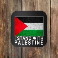 I Stand With Palestine Supporters Free Gaza Jerusalem Mosque Coaster thumb 0