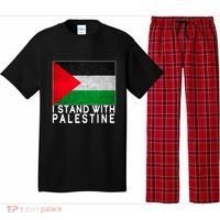 I Stand With Palestine Supporters Free Gaza Jerusalem Mosque Pajama Set thumb 0