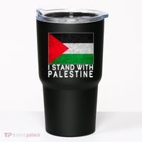 I Stand With Palestine Supporters Free Gaza Jerusalem Mosque Tumbler thumb 0