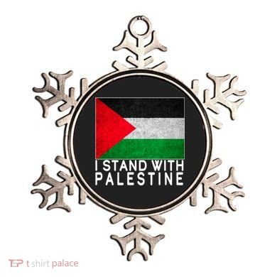 I Stand With Palestine Supporters Free Gaza Jerusalem Mosque Ornament