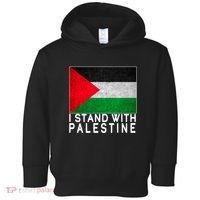 I Stand With Palestine Supporters Free Gaza Jerusalem Mosque Toddler Hoodie thumb 0