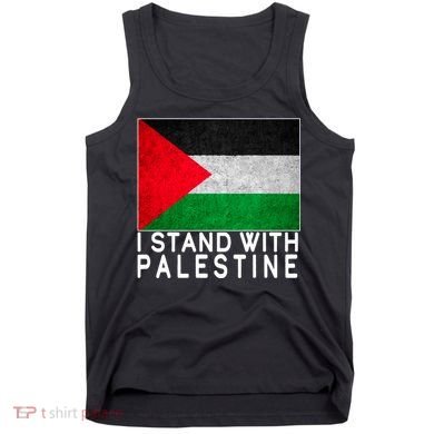 I Stand With Palestine Supporters Free Gaza Jerusalem Mosque Tank Top