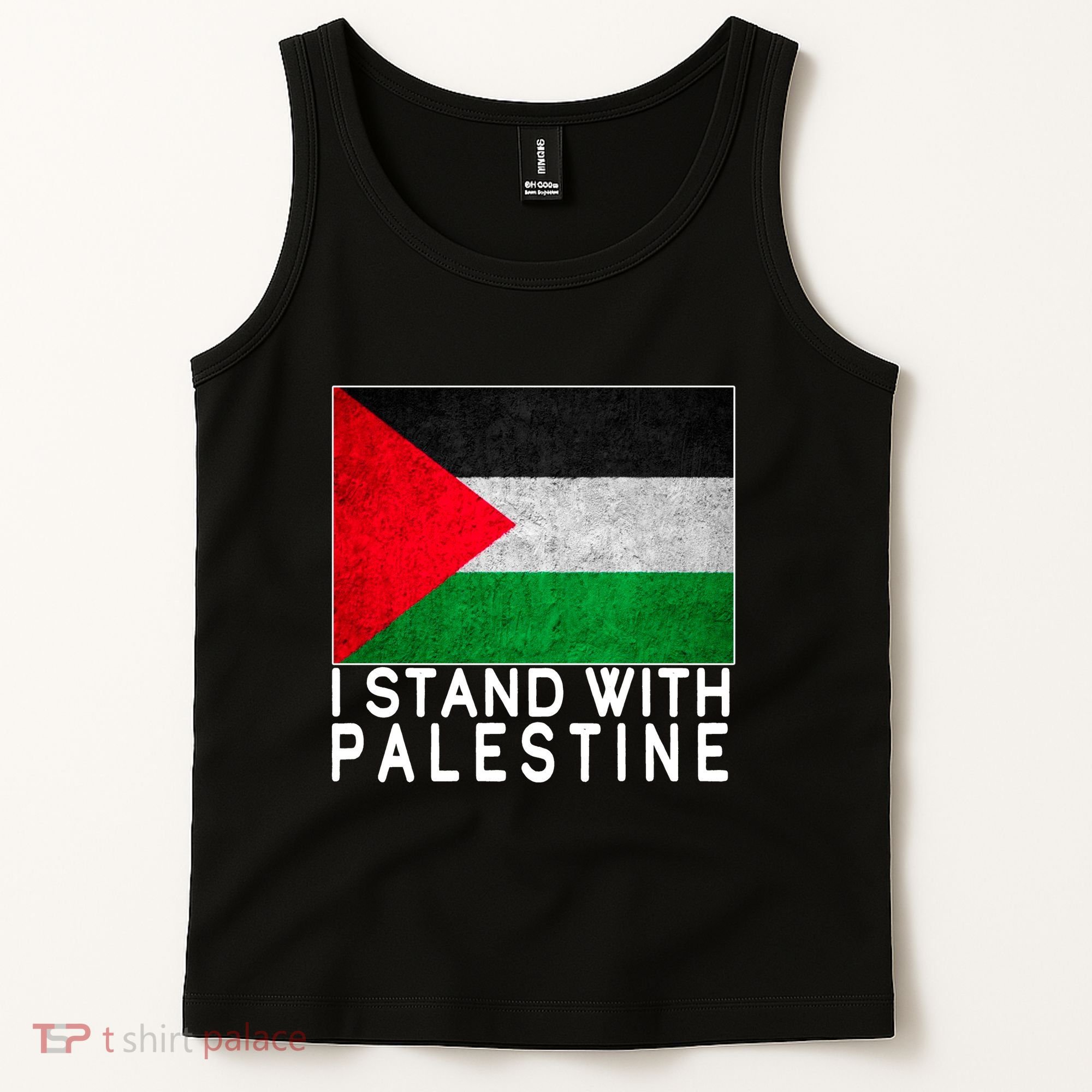I Stand With Palestine Supporters Free Gaza Jerusalem Mosque Tank Top