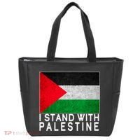 I Stand With Palestine Supporters Free Gaza Jerusalem Mosque Tote Bag thumb 0
