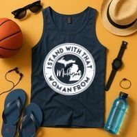I Stand With That Woman From Michigan Tank Top thumb 4