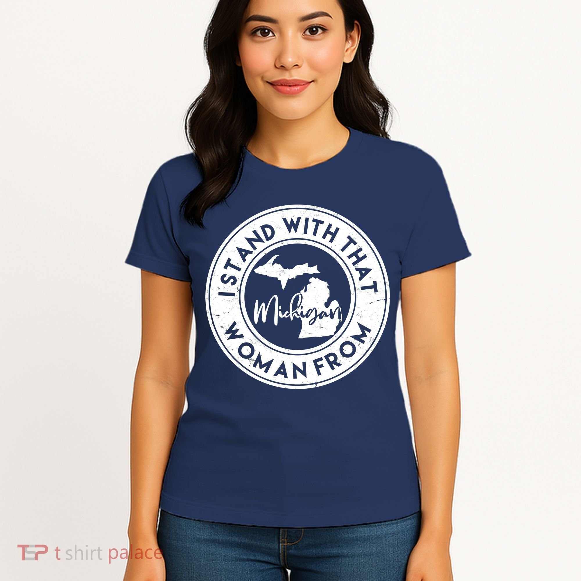 I Stand With That Woman From Michigan Women's T-Shirt