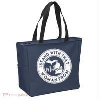 I Stand With That Woman From Michigan Tote Bag thumb 2