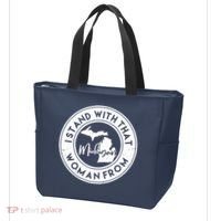 I Stand With That Woman From Michigan Tote Bag thumb 3