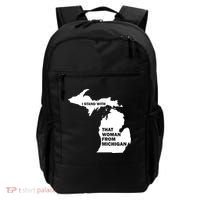 I Stand With That Woman From Michigan Social Justice Backpack thumb 0