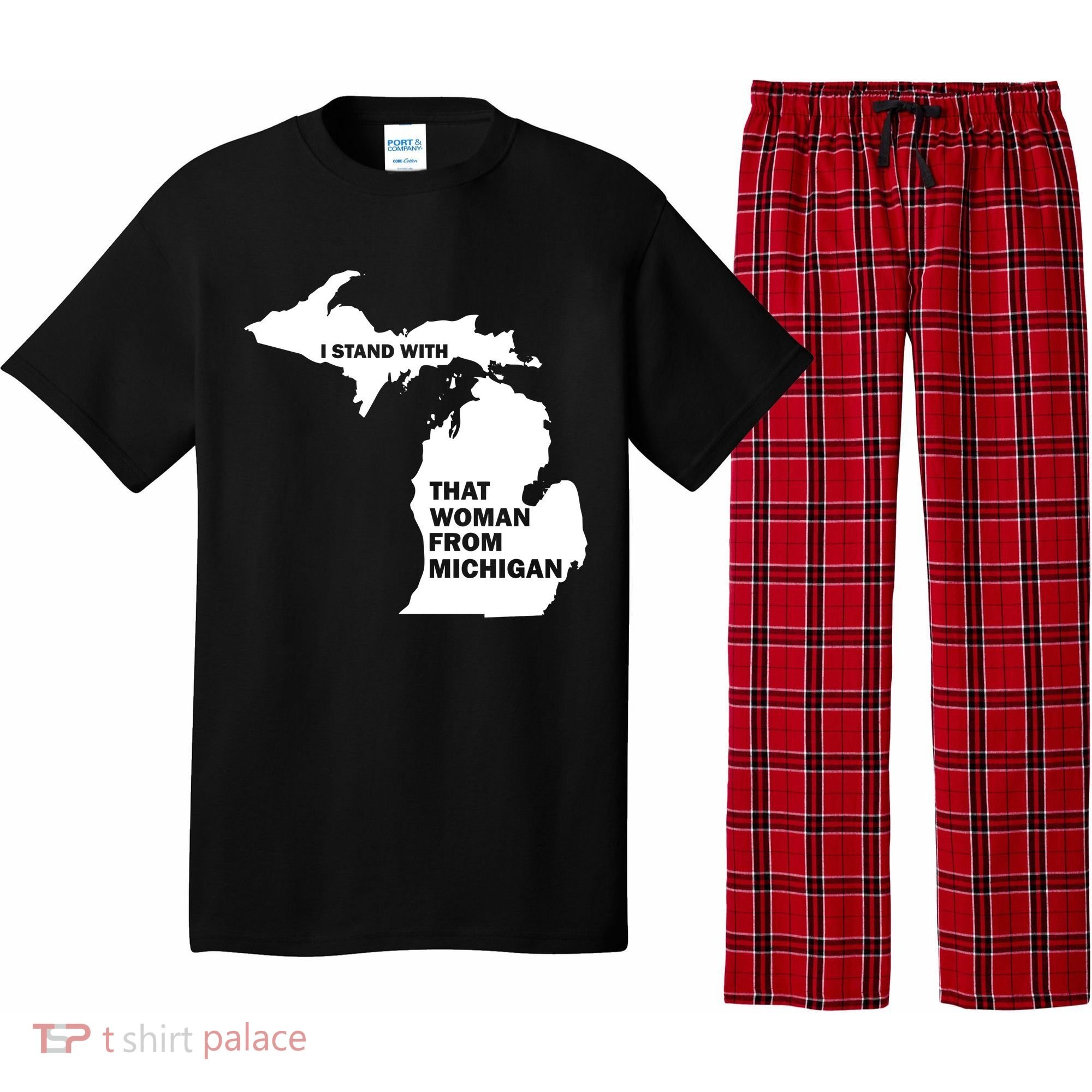 I Stand With That Woman From Michigan Social Justice Pajama Set