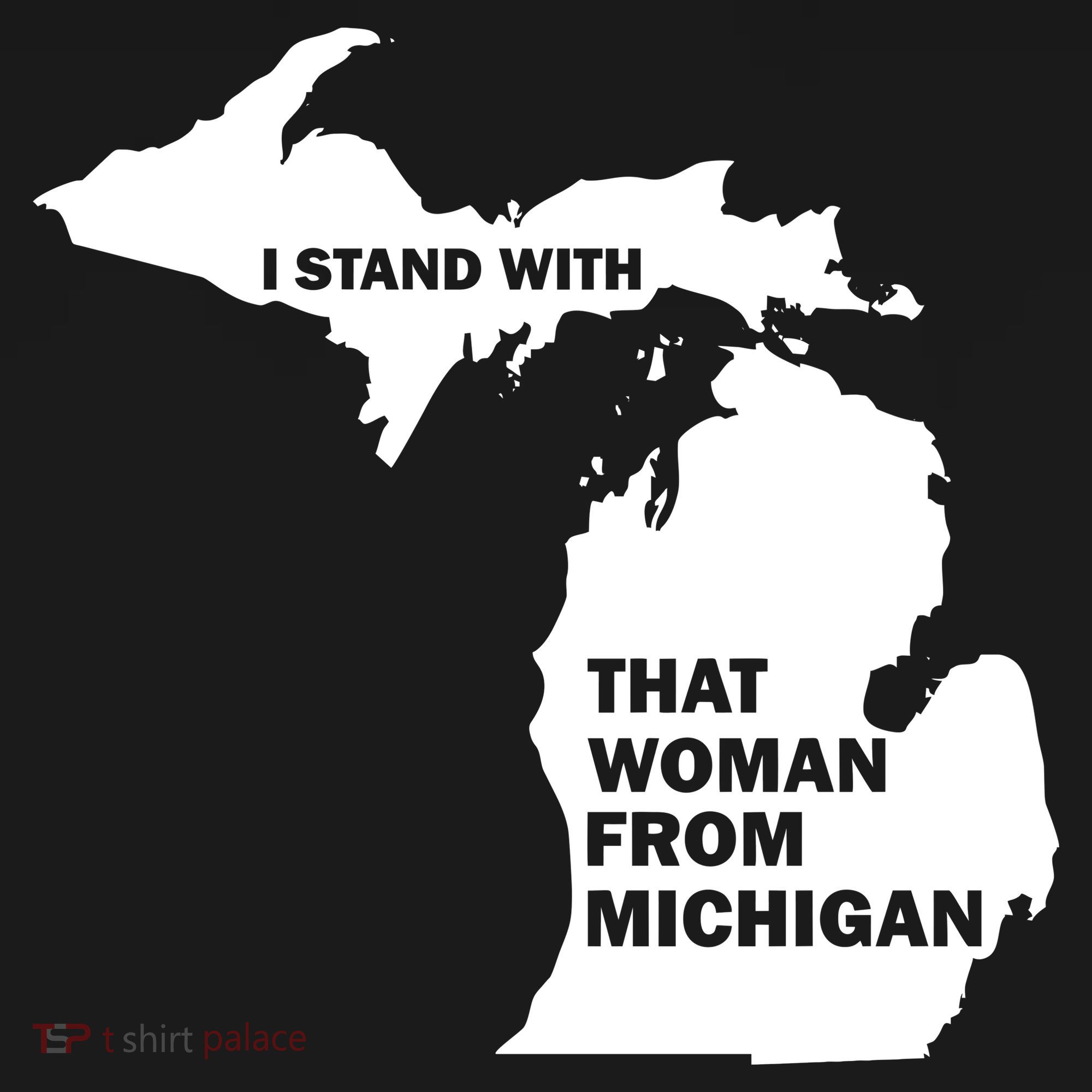 I Stand With That Woman From Michigan Social Justice Women's Hoodie