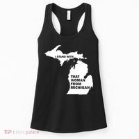 I Stand With That Woman From Michigan Social Justice Women's Tank Top thumb 0