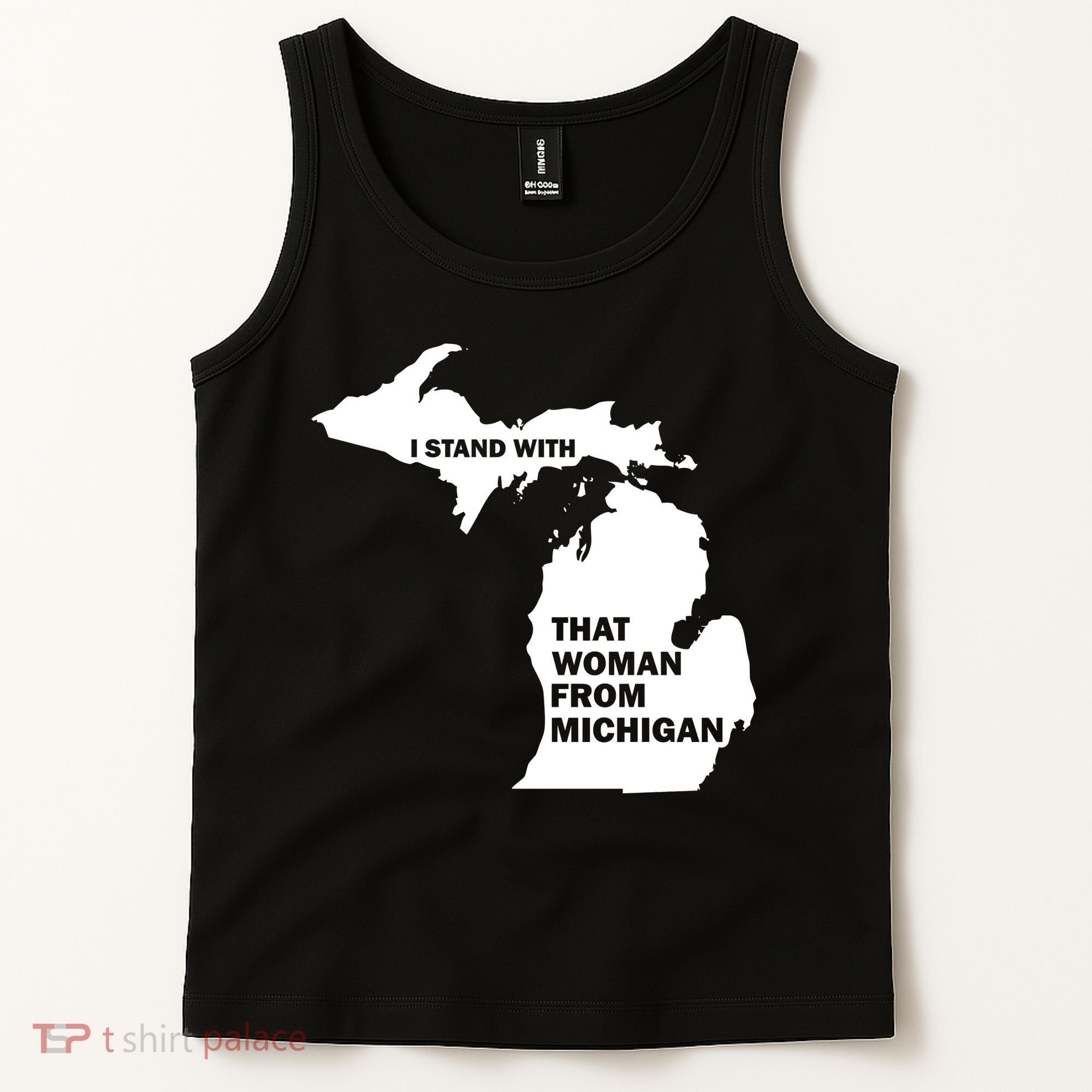 I Stand With That Woman From Michigan Social Justice Tank Top