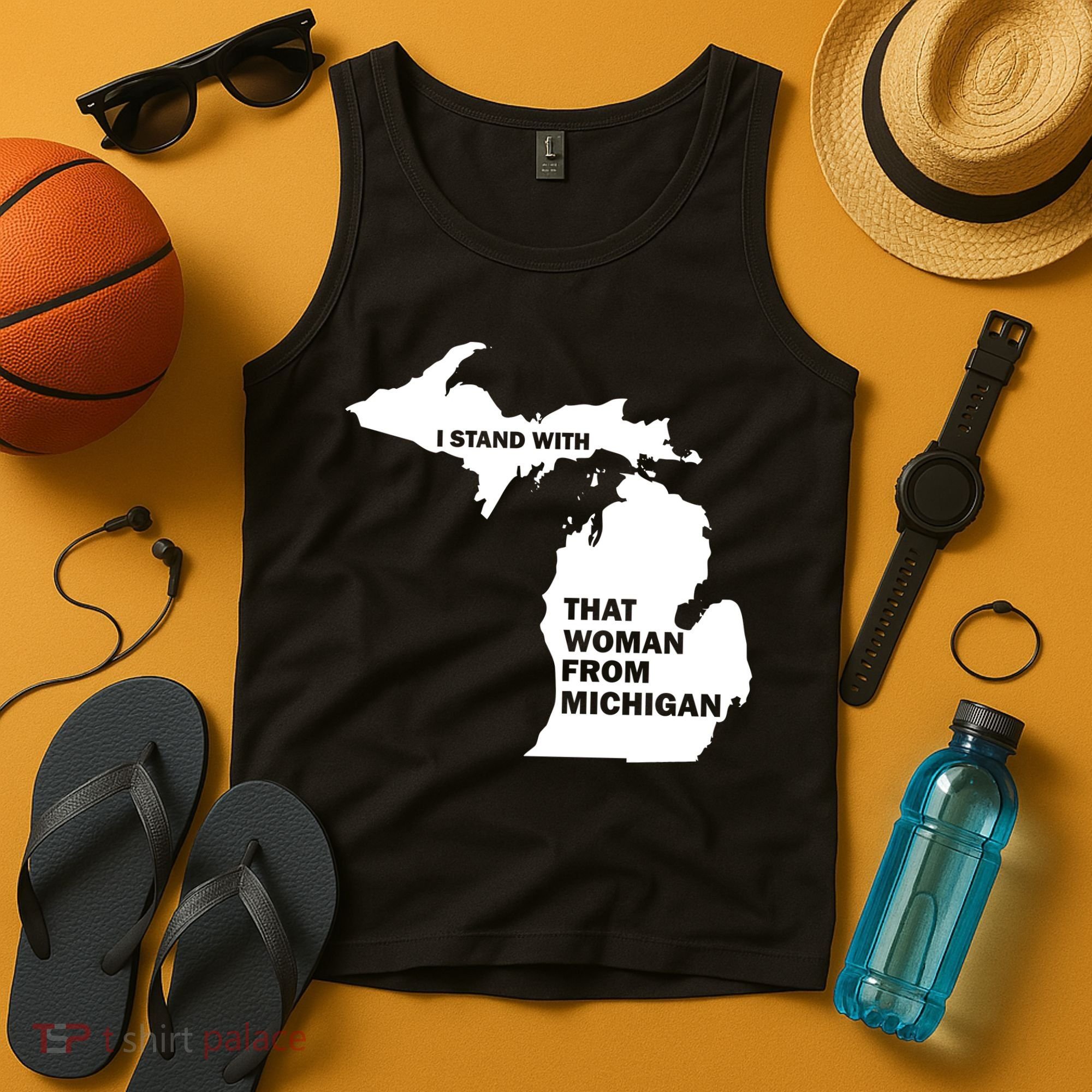 I Stand With That Woman From Michigan Social Justice Tank Top