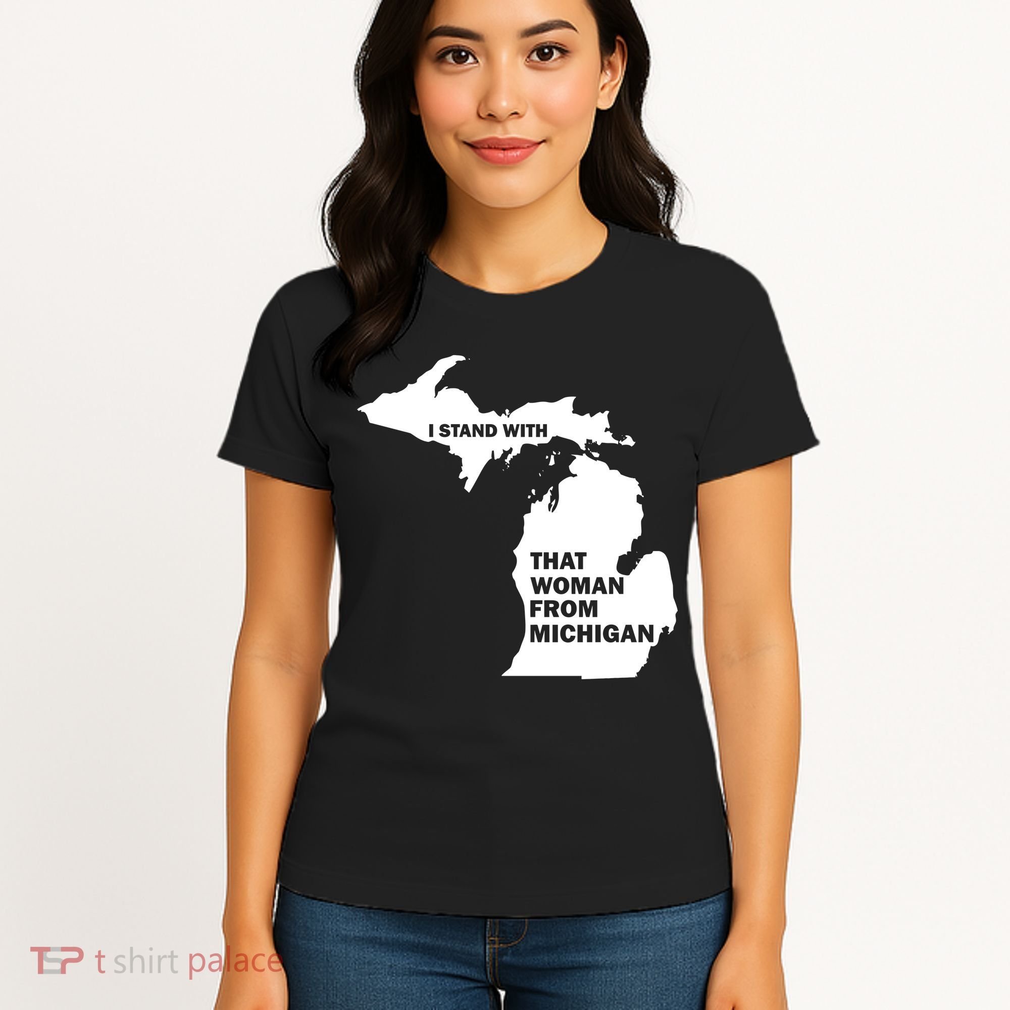 I Stand With That Woman From Michigan Social Justice Women's T-Shirt