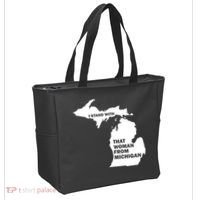 I Stand With That Woman From Michigan Social Justice Tote Bag thumb 2