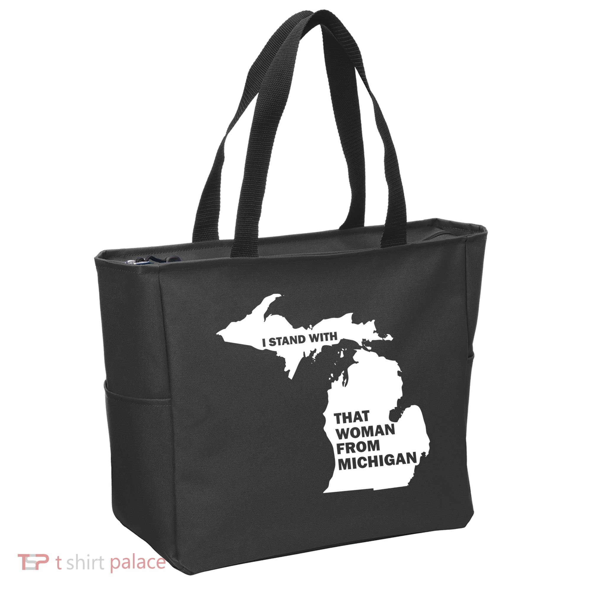 I Stand With That Woman From Michigan Social Justice Tote Bag
