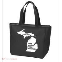 I Stand With That Woman From Michigan Social Justice Tote Bag thumb 3