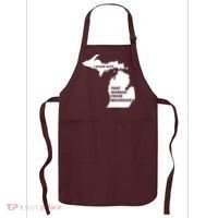 I Stand With That Woman From Michigan Social Justice Apron thumb 0
