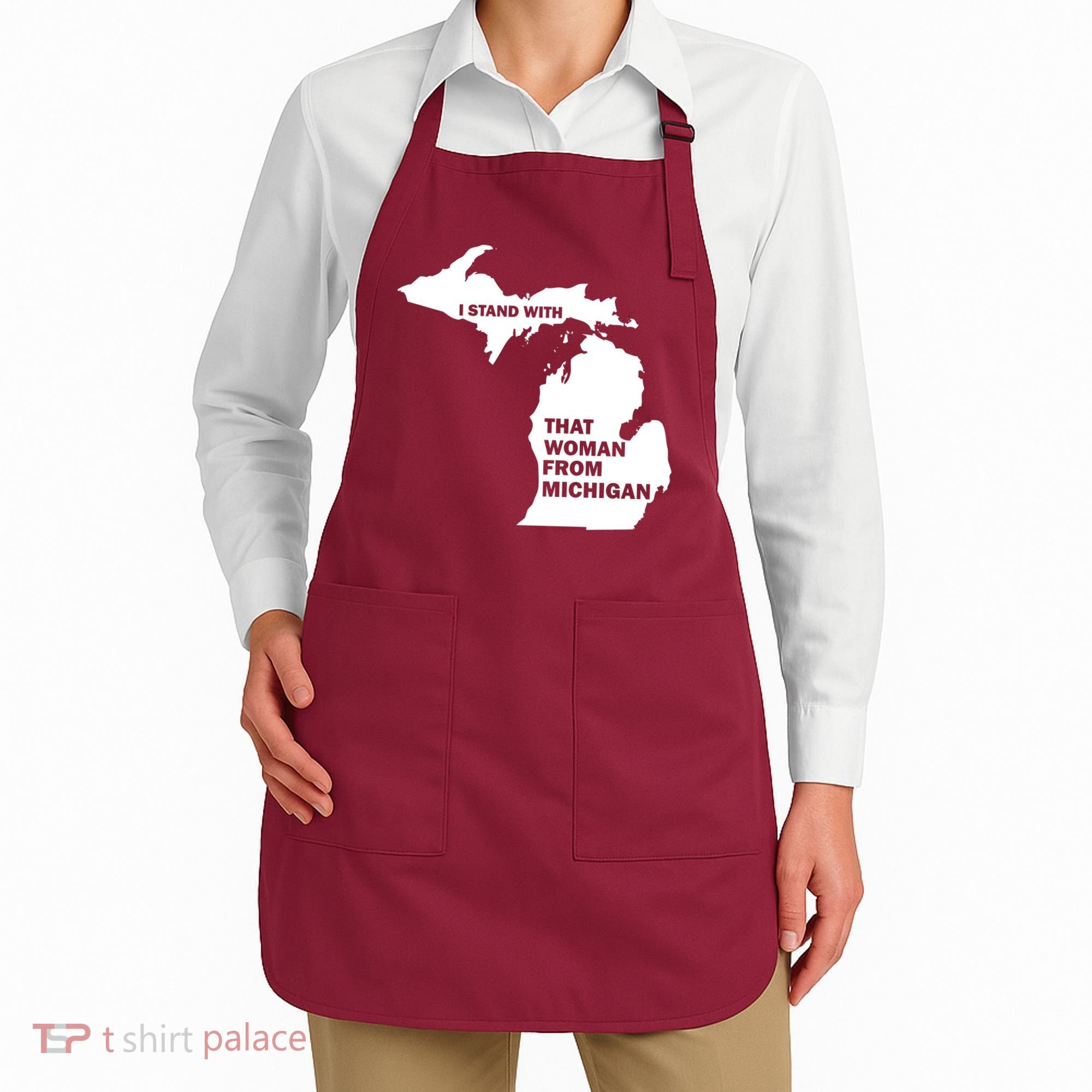 I Stand With That Woman From Michigan Social Justice Apron