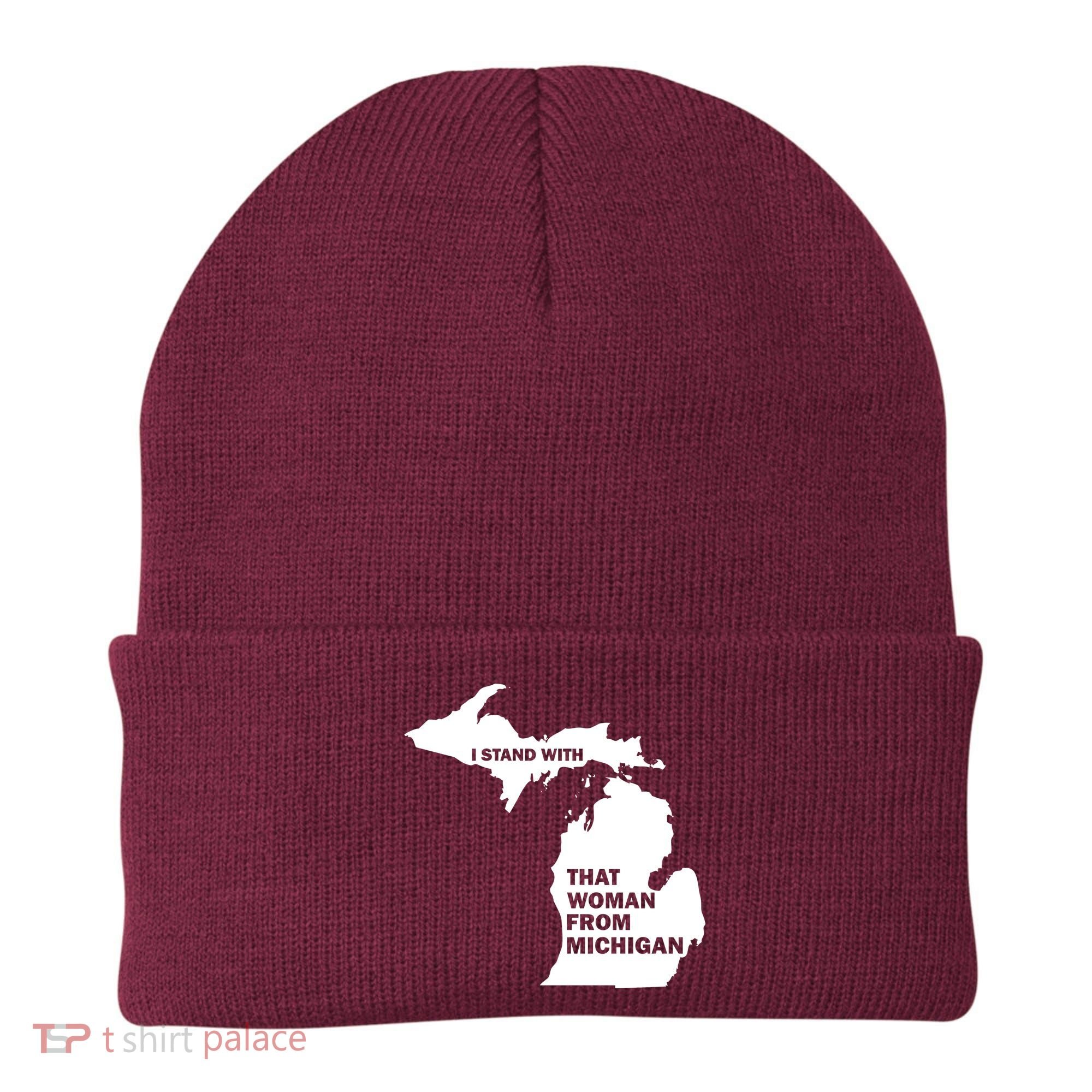 I Stand With That Woman From Michigan Social Justice Beanie