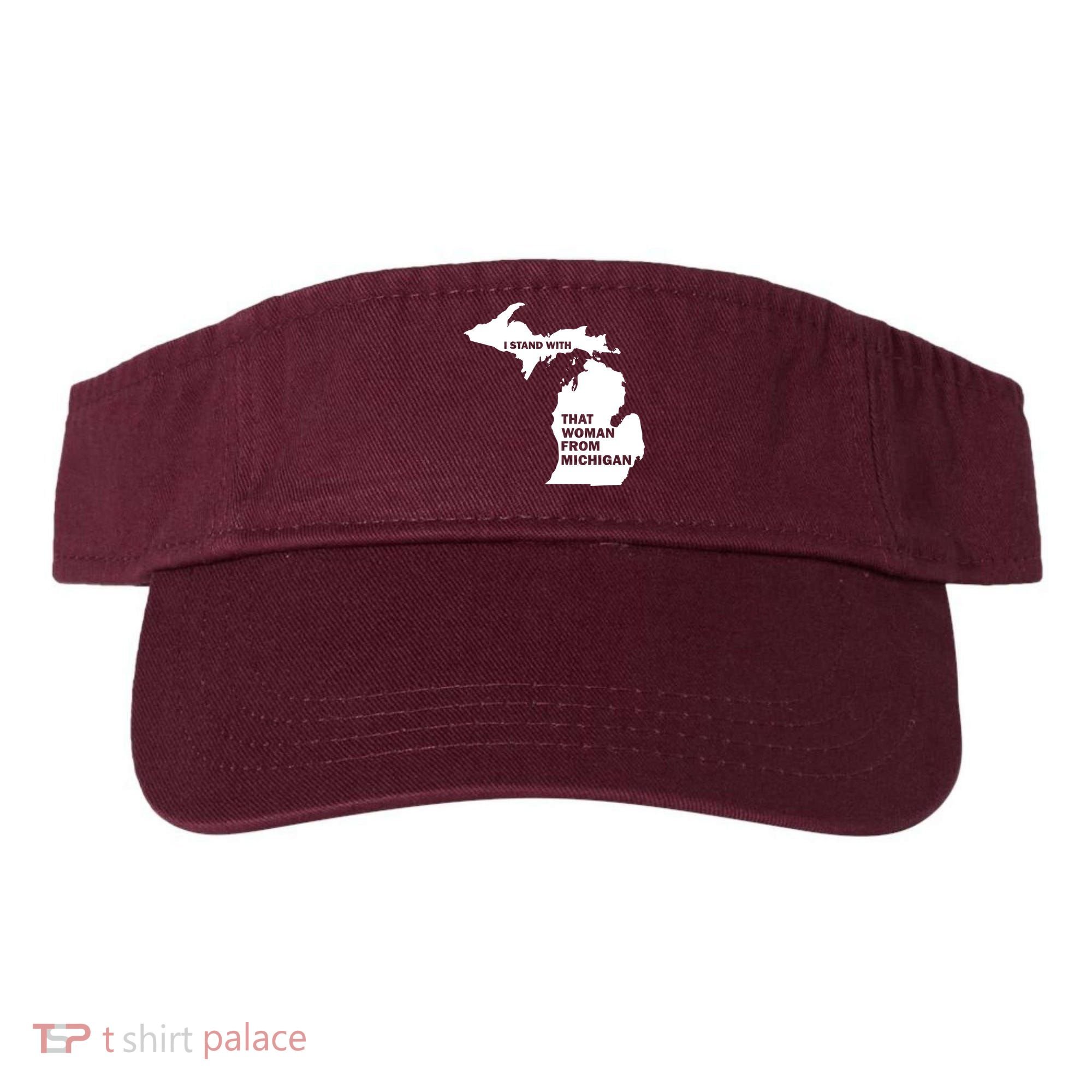 I Stand With That Woman From Michigan Social Justice Visor