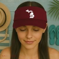 I Stand With That Woman From Michigan Social Justice Visor thumb 2