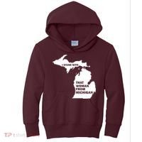 I Stand With That Woman From Michigan Social Justice Kids Hoodie thumb 0