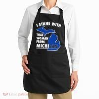 I Stand With That Woman From Michigan Support Apron thumb 2