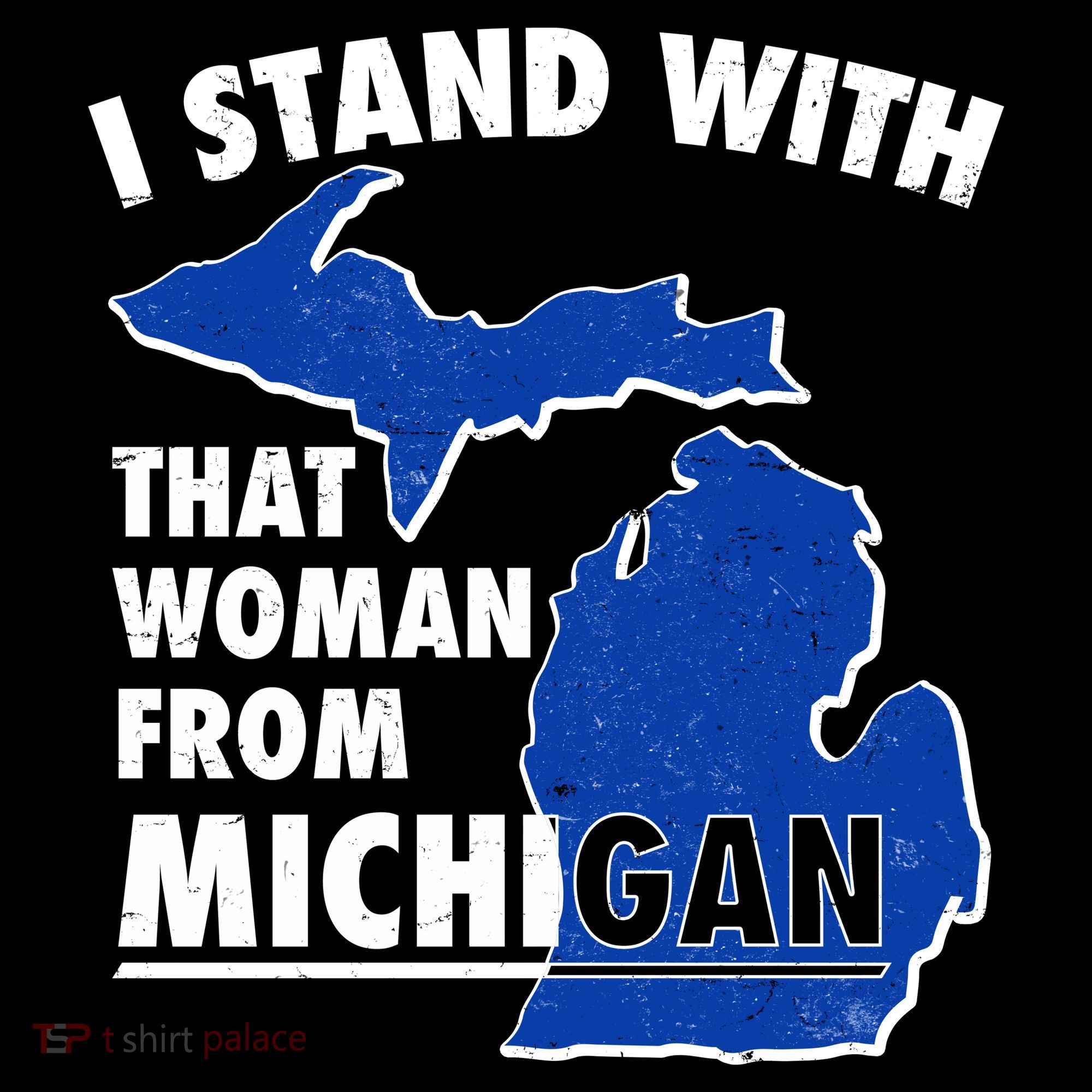 I Stand With That Woman From Michigan Support Women's Hoodie
