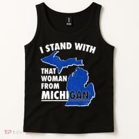 I Stand With That Woman From Michigan Support Tank Top thumb 2