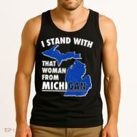 I Stand With That Woman From Michigan Support Tank Top thumb 3