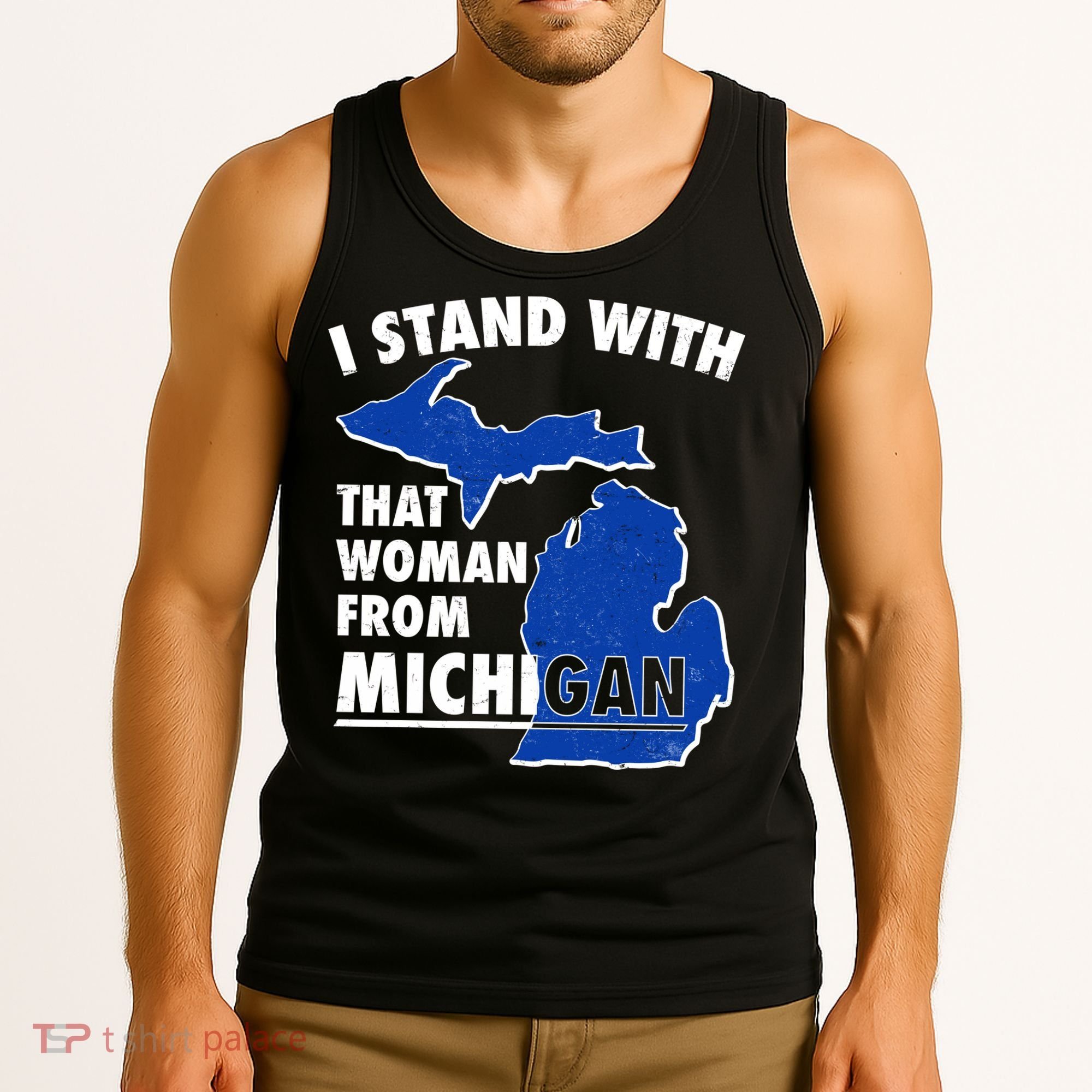 I Stand With That Woman From Michigan Support Tank Top