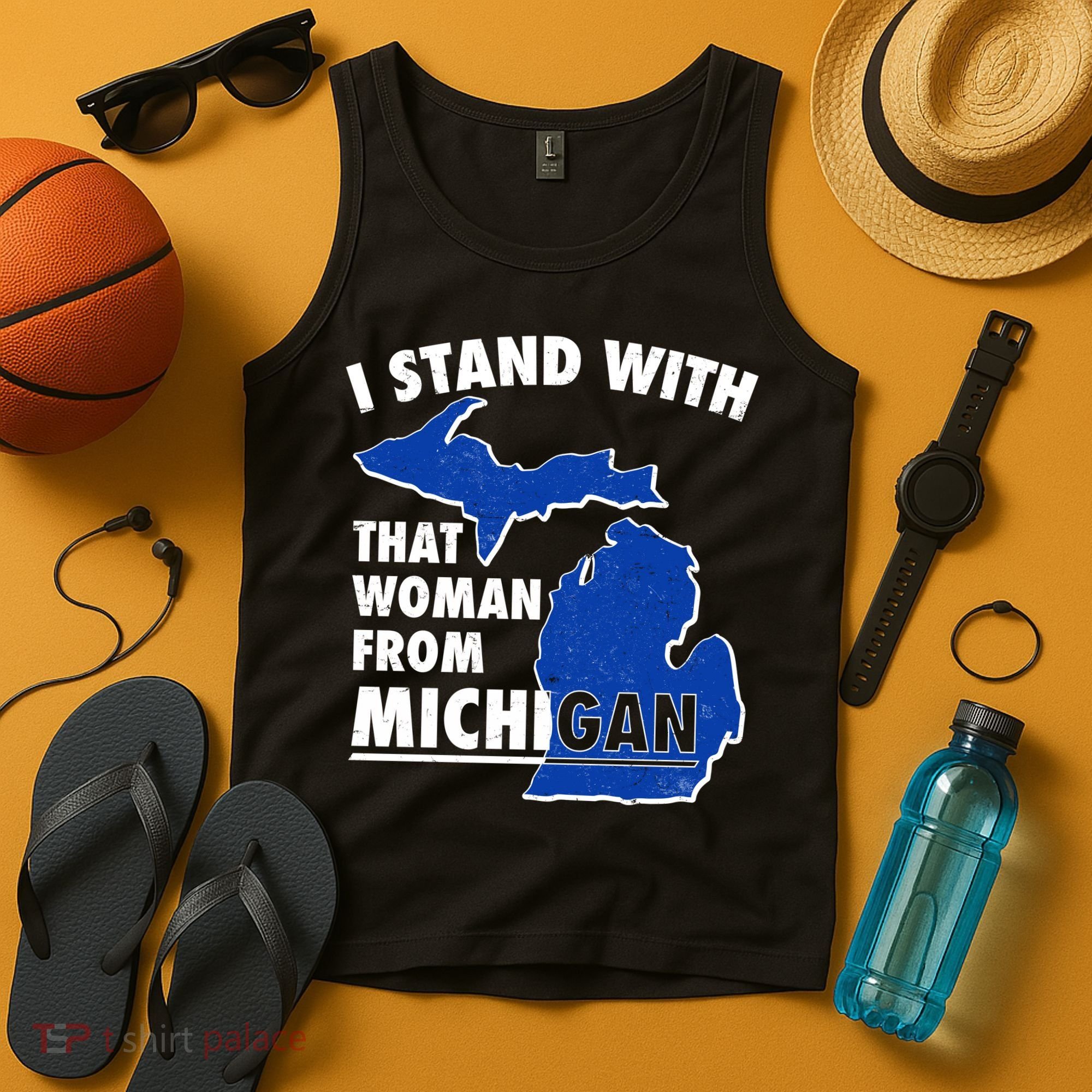 I Stand With That Woman From Michigan Support Tank Top