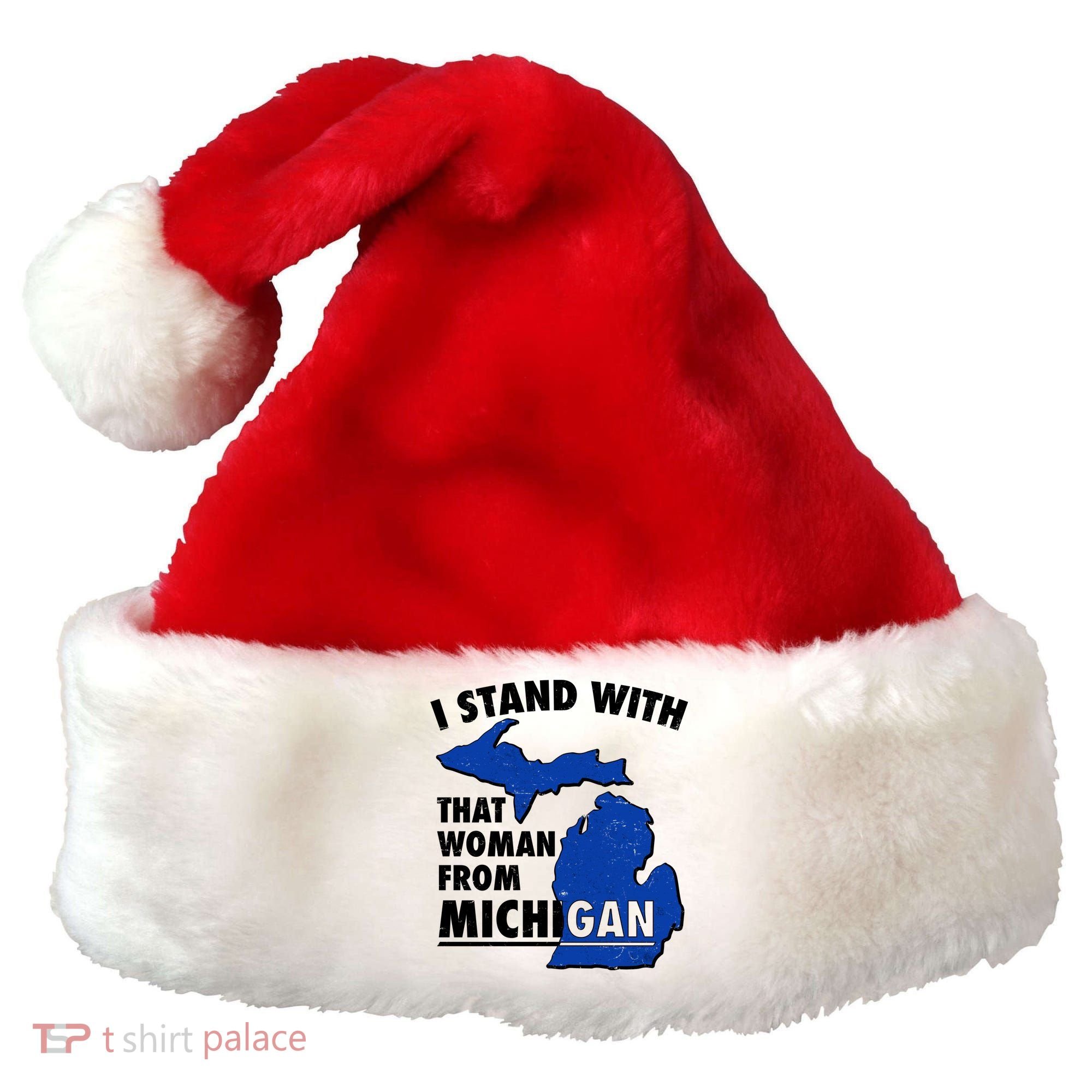 I Stand With That Woman From Michigan Support Santa Hat