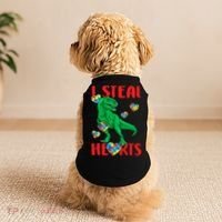I Steal Hearts Autism Awareness Dinosaur Doggie Tank thumb 2