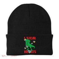 I Steal Hearts Autism Awareness Dinosaur Beanie thumb 0