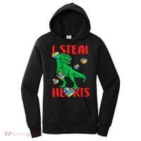 I Steal Hearts Autism Awareness Dinosaur Women's Hoodie thumb 0