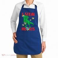 I Steal Hearts Autism Awareness Dinosaur Apron thumb 2