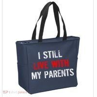 I Still Live With My Parents Tote Bag thumb 2