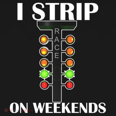 I Strip On Weekends Tie-Dye T-Shirt