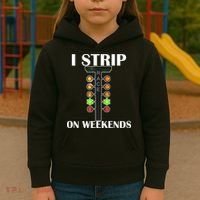 I Strip On Weekends Kids Hoodie thumb 3
