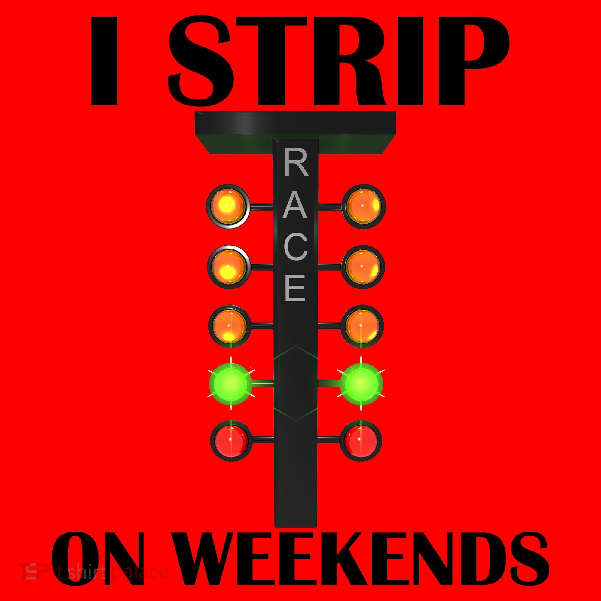 I Strip On Weekends Santa Hat