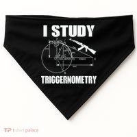 I Study Triggernometry Gun USA-Made Doggie Bandana thumb 0